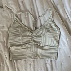 Gymshark Cream Geometric Tank Top